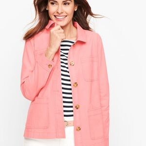 Talbots Pink Chore Jacket